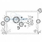Frame - Flowers Clear Stamp