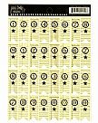 Flag Banner Numbers Stickers