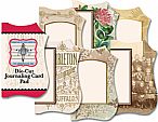 Die cut card pad- vintage