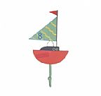Boats Single Hooks- סירה אדומה