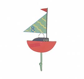 Boats Single Hooks- סירה אדומה