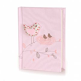 Bird Notebook - Baby Pink