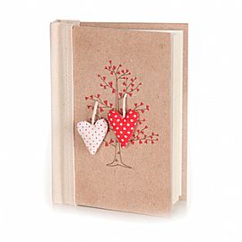 Tree with Hearts Notebook