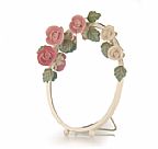 Ceramic Oval Mirror - Rose