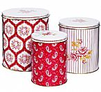 Tins 3 Winter garden- אדום
