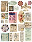 Air mail ephemera stickers