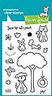 Critters In The Burbs Clear Stamp Set