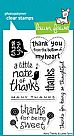 Many Thanks Clear Stamp Set