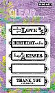 Sending You Love Clear Stamp