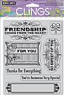 Very Special 7 Piece Cling Stamp Set