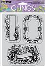 Floral Frames 3 Piece Cling Stamp Set