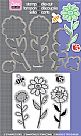 Garden Flowers Stamp &amp; Die Cut Set