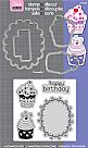 Happy Birthday Cupcakes Stamp &amp; Die Cut Set