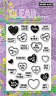 Sweet Hearts Clear Stamp