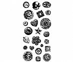 Buttons Clear Stamp Set