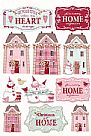 Decoupage cut-outs xmas villag