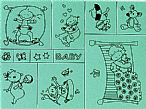 Baby stamp set.