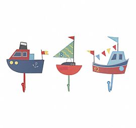 Boats Single Hooks- סירה כחולה