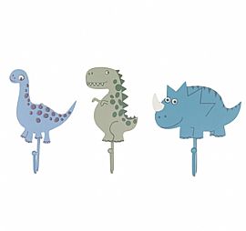 Dinosaur Single Hooks כחול- A