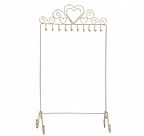 Vintage Wire Jewellery Stand - Cream