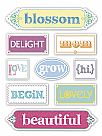 Canvas stickers words