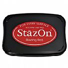דיו יבש-Stazon- blazing red
