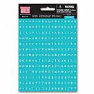 Mini Alphabet Stickers - Razzleberry