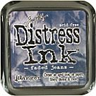 DISTRESS INK-FADED JEANS