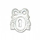תבליט להדבקה- Keyholes - Dorchester (white)