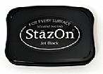 דיו יבש -Stazon- Jet Black