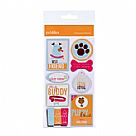 Chipboard Stickers - dogs 732014
