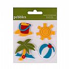 Beach - Layered Felt Stickers