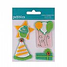 Birthday - Layered Felt Stickers