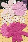 Mini Me's Flowers Bright Pink