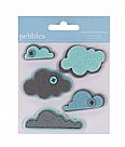 Clouds - Layered Felt Stickers
