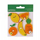 Orange Fruits - Layered Felt Stickers
