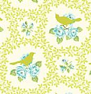 heather bailey garden district mockingbird- chartreuse