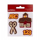 School - Layered Felt Stickers