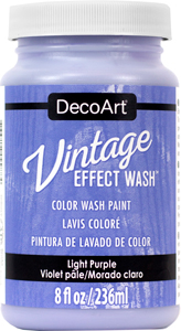 Vintage Effect Wash - Light Purple