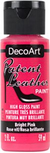 צבע לעור - Patent Leather - Bright Pink
