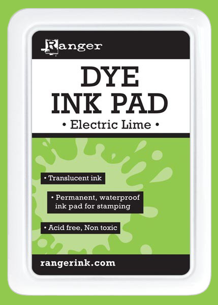 Ranger Dye Ink Pad - Electric Lime - דיו Dye