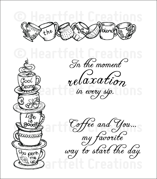 All Stacked Up Cling Stamp Set