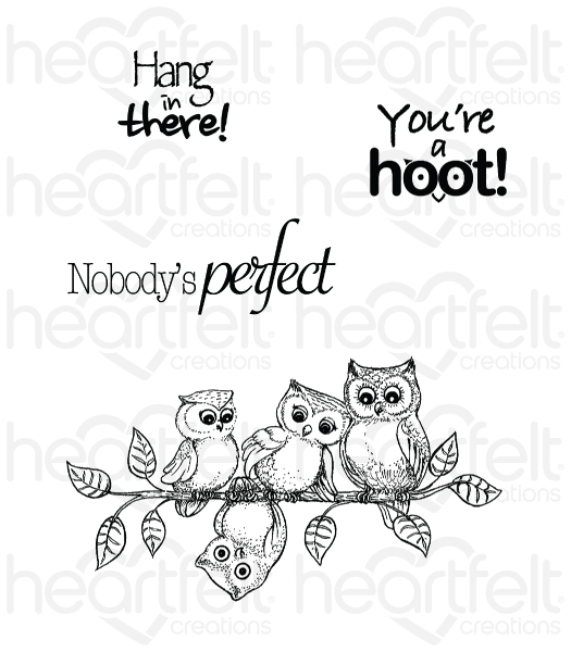You&#39;re a Hoot Cling Stamp Set