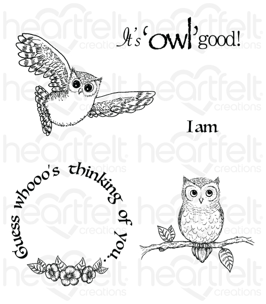 It&#39;s Owl Good Cling Stamp Set