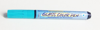 טוש לזכוכית - Glass Color Pen - Light Blue