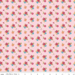 בד כותנה - C4365 -Dandy Petals Pink