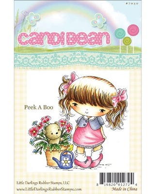 CandiBean Collection Cling Stamp - Peek-a-boo