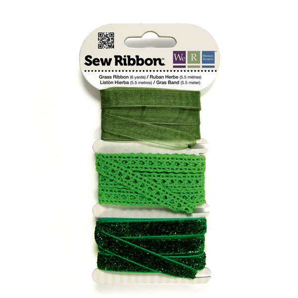מארז סרטי בד - Sew Ribbon - Ribbon Set Grass