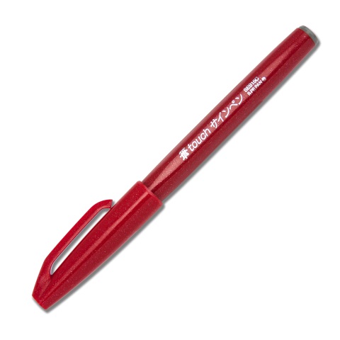 Brush Tip Sign Pen - Red