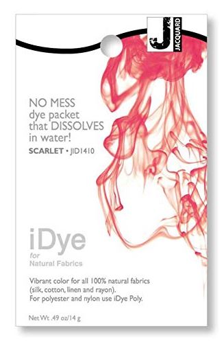 צבע לבדים טבעיים - אדום - iDye for Natural Fabrics